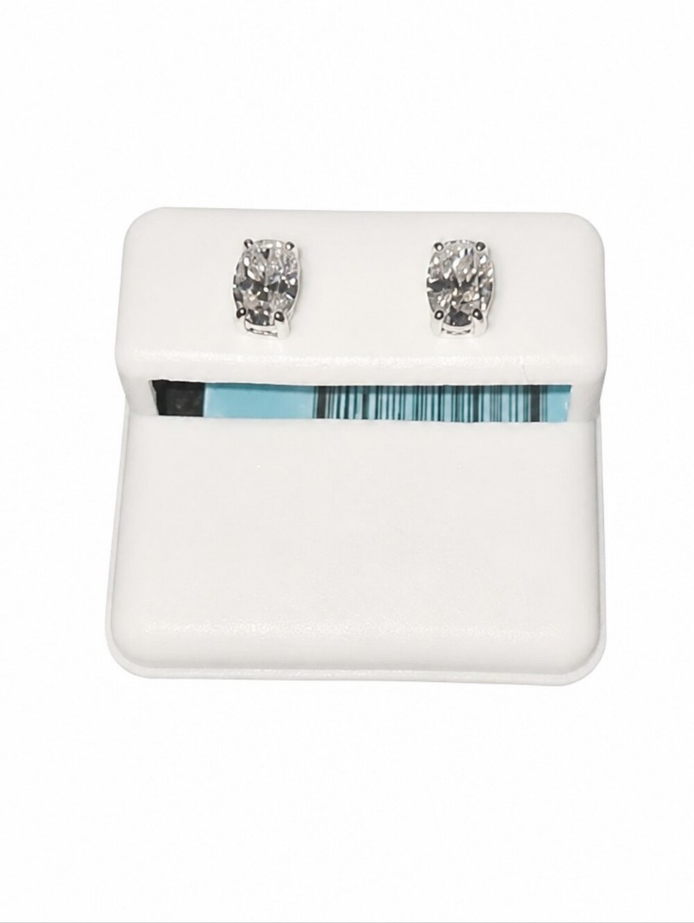Elegant 2.00CTW Moissanite Silver Stud Earrings